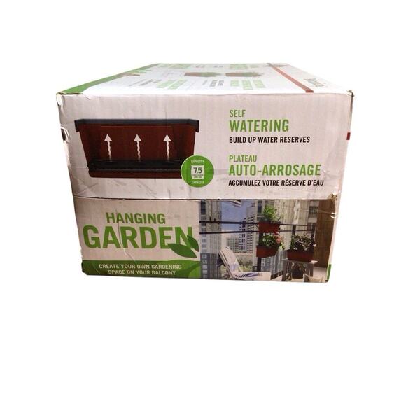Garant Botanica Self-Watering Hanging Garden Basket Planters - RED - Picture 3 of 4
